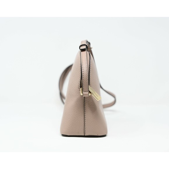 MICHAEL KORS ADELE Medium Dome Crossbody Fawn Leather NWT 35H8GAFC8L $248 - Picture 3 of 8